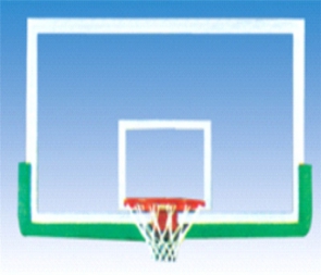 钢化玻璃篮球板标准篮球板铝合金边钢化透明玻璃篮球板篮球架