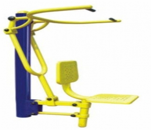 CG-F65-Q32室外健身器材单人坐拉训练器公园小区老人健身路径户外健身坐推器