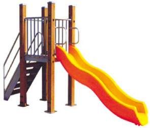 CG-X4652-Q45塑木户外大型滑梯幼儿园儿童室内室外秋千组合玩具乐园游乐场设备