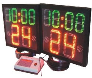 CG-18-T5无线遥控篮球比赛24秒计时器 单面三面四面 LED24秒倒计时器
