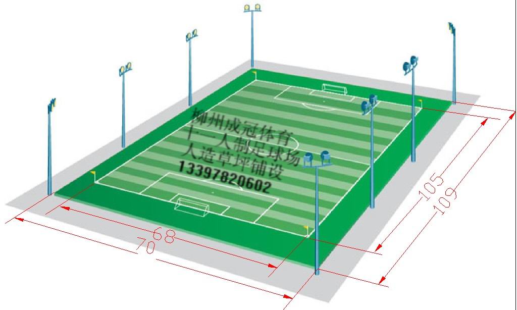十一人制足球场场地标准